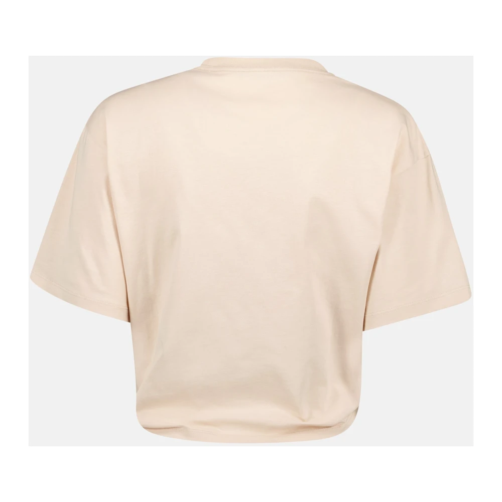 Versace Veiligheidsspeld T-shirt Court Beige Dames