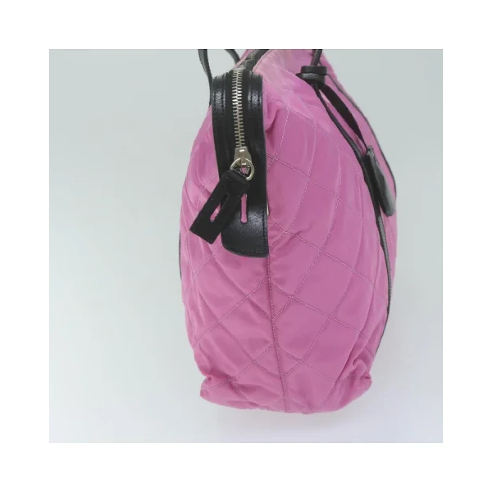 Prada Vintage Pre-owned Nylon prada-bags Pink Dames