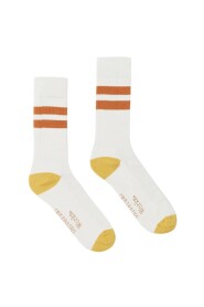 Skarpety Universal Works Sport Sock 22754 ECRU/ORANGE