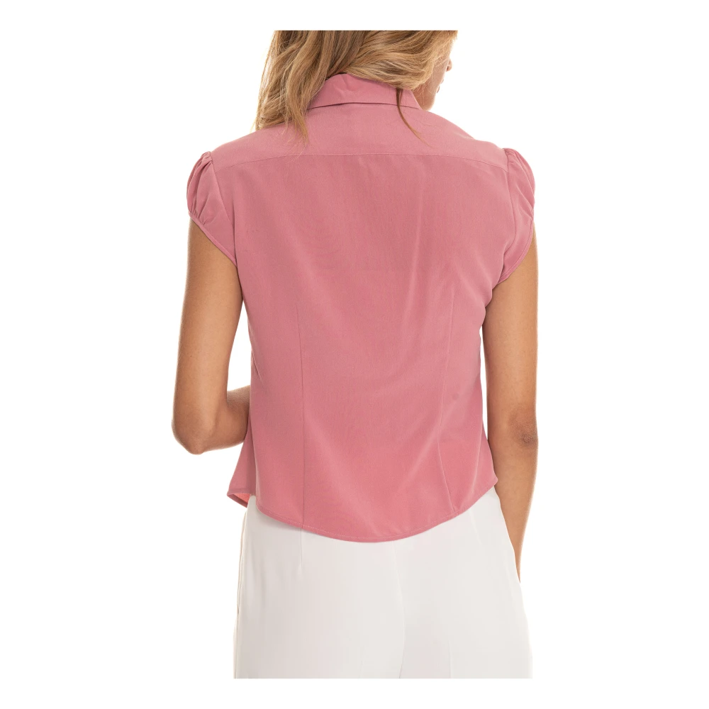 Max Mara Studio Elegante Klassieke Shirt voor Vrouwen Pink Dames