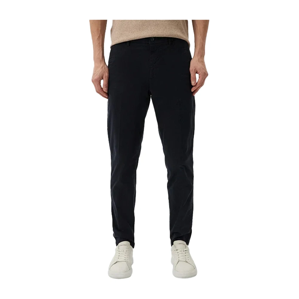 Hugo Boss Slim katoenen chino broek Blue Heren