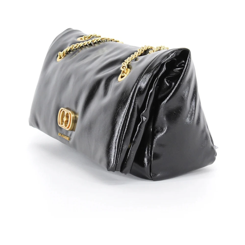 La Carrie Zwarte schoudertas voor moderne vrouwen Black Dames