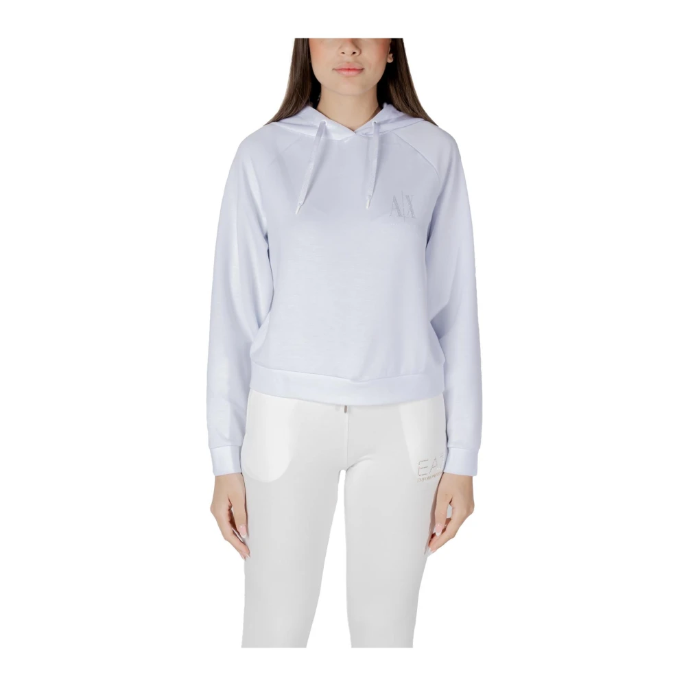 Armani Exchange Mujer Blanco Sudaderas, Talla: M