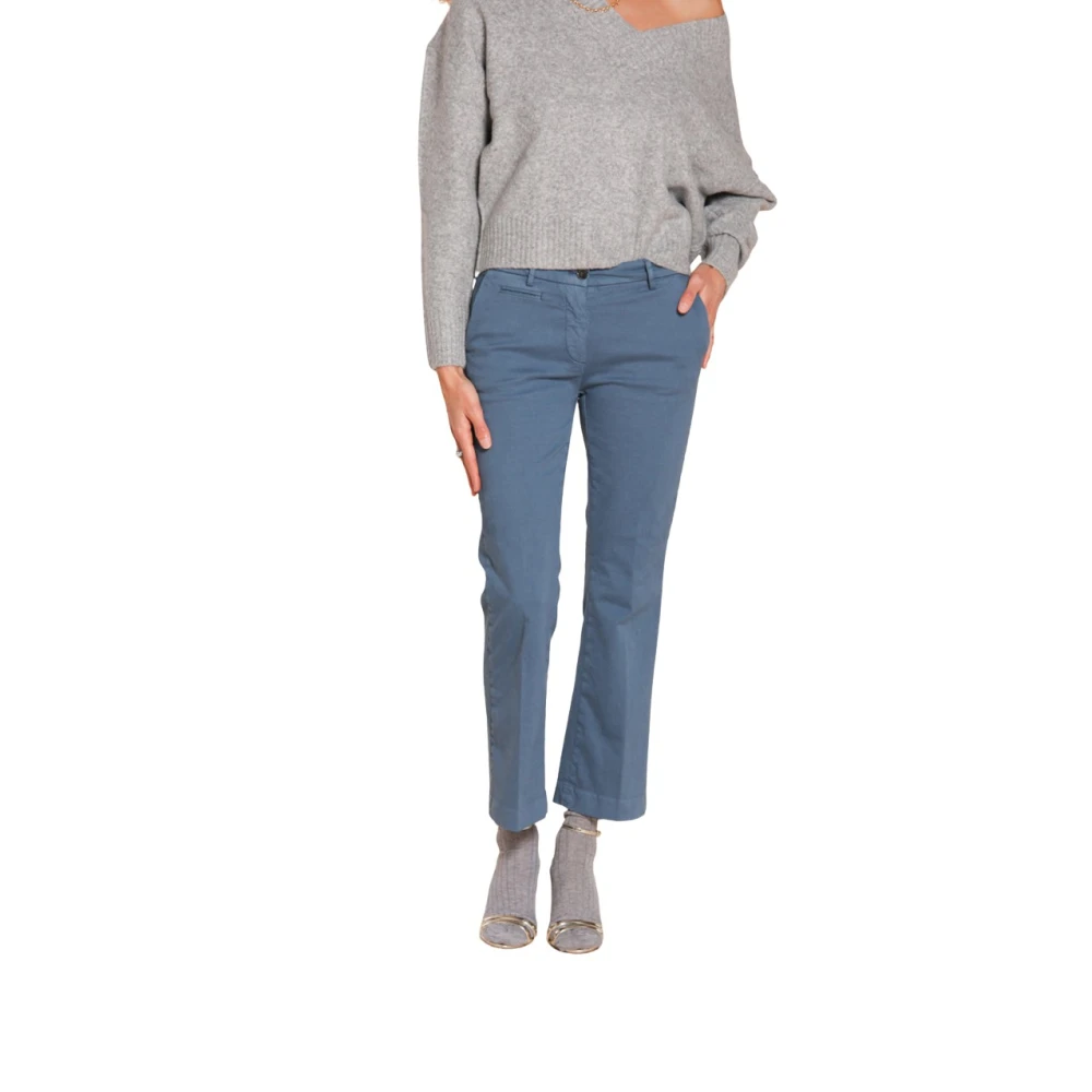 Mason's Mujer Azul Pantalones, Talla: Xs