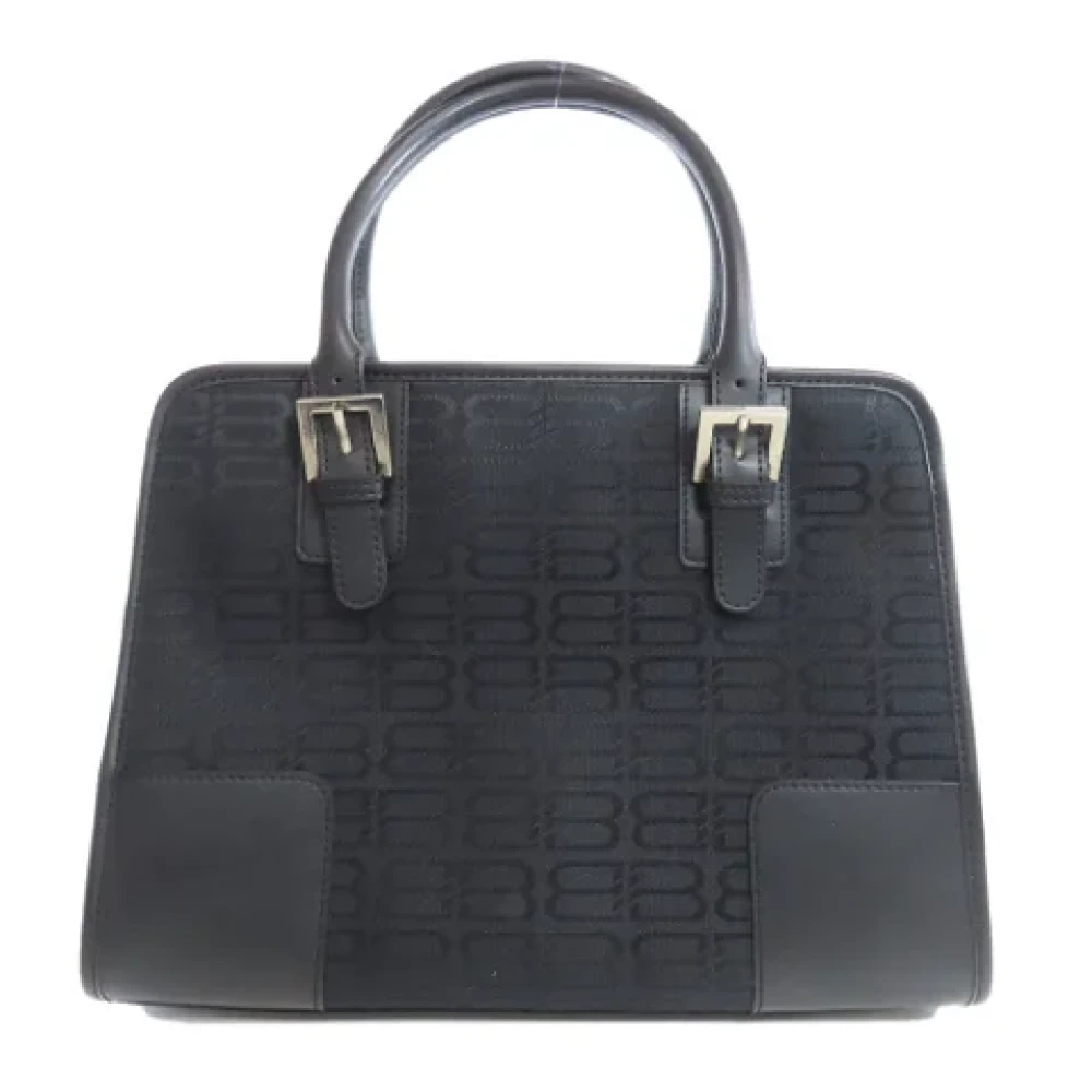 Balenciaga Vintage Pre-owned Canvas handbags Black Dames
