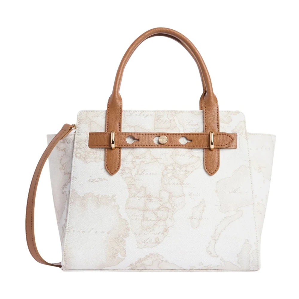 Alviero Martini 1A Classe White Handbags, Female, One Size, Escape Geo Handbag