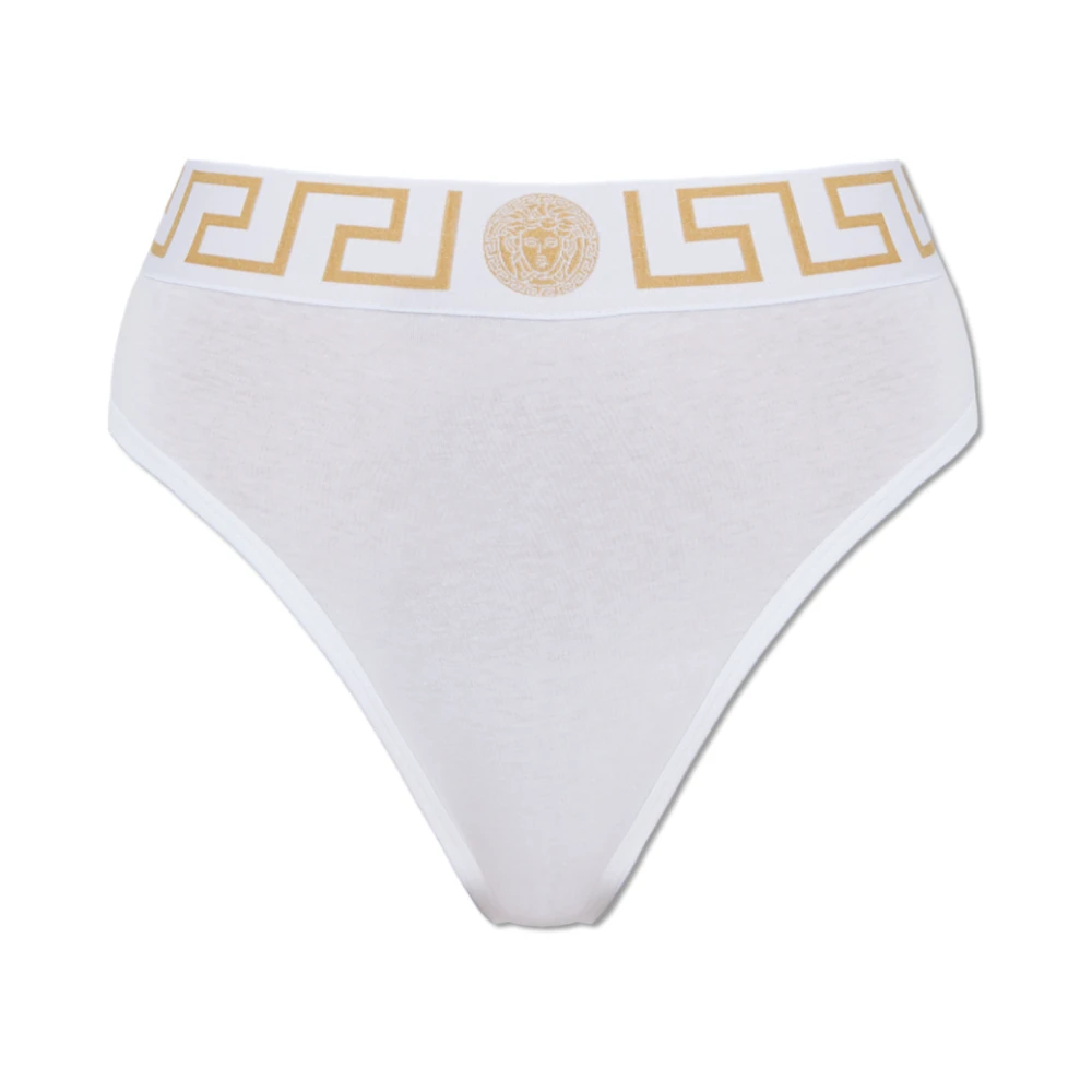 Versace White Cotton Briefs - Female - Underpants - M - Underwear