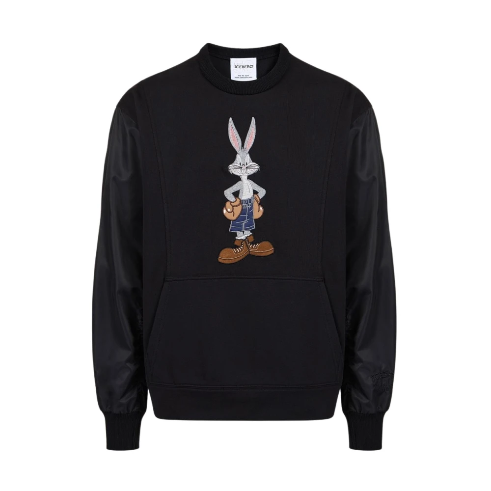Iceberg De Re-Edit sweatshirt met Bugs Bunny Boxer Black Heren
