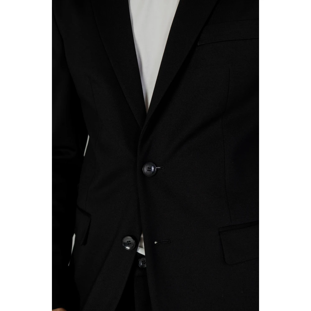 Antony Morato Stijlvolle Zwarte Blazer met Zakken Black Heren