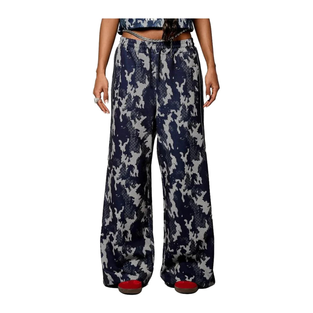 Kaporal Vrouw Blauw Broeken Dames, Xs, Polyester, Wijde Broek