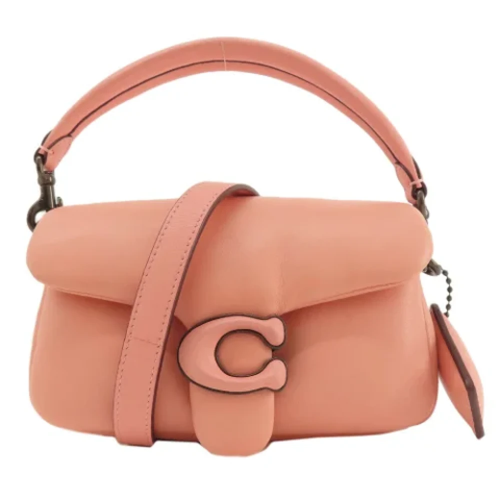 Coach Pre-owned Leather handbags Pink Dames