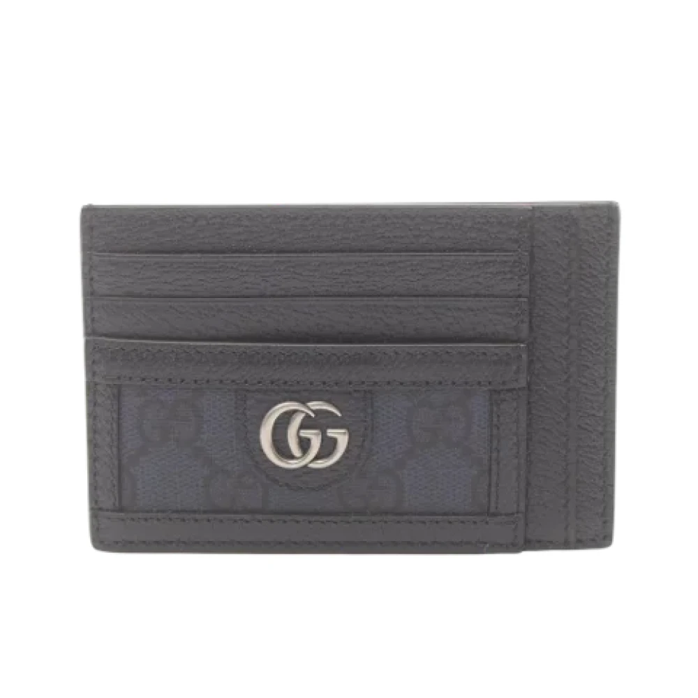 Gucci Vintage Pre-owned Leather wallets Black Dames