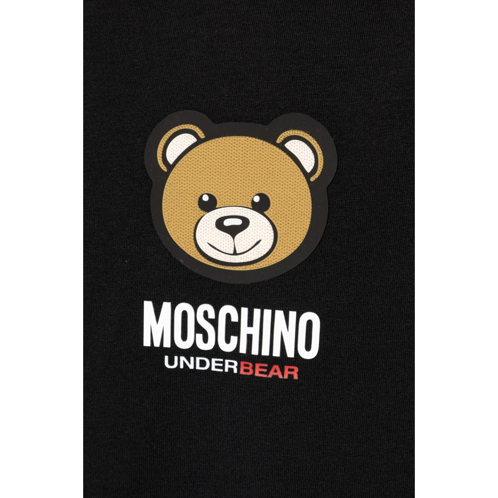 Moschino T-shirt uit de ondergoedcollectie Black Heren