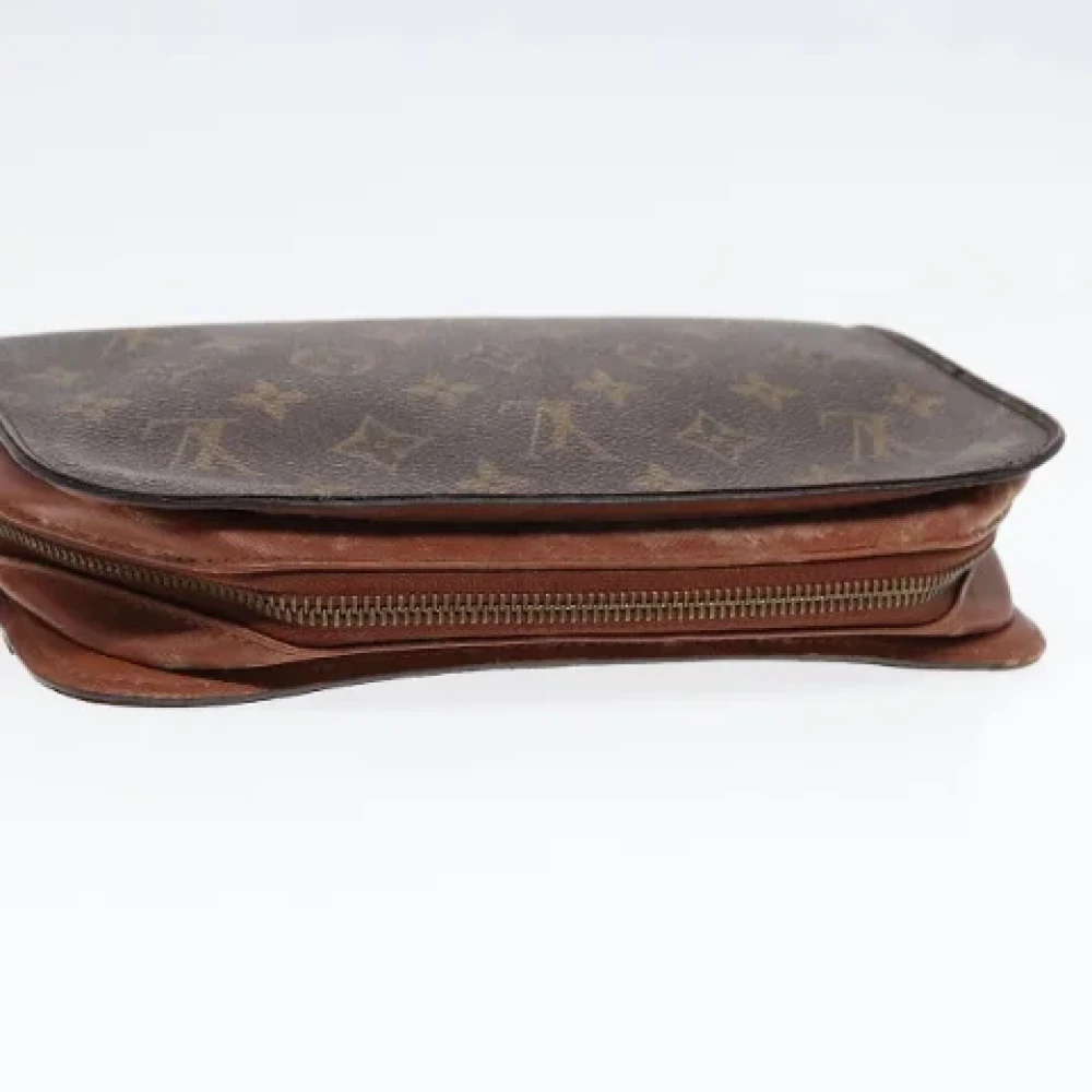 Louis Vuitton Vintage Pre-owned Canvas clutches Brown Dames