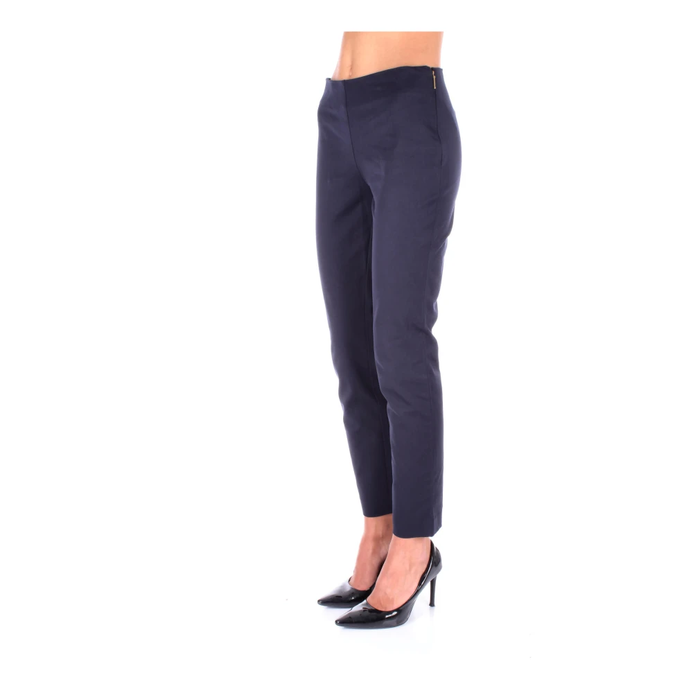 Ralph Lauren Blauwe Broek met Zijrits Blue Dames