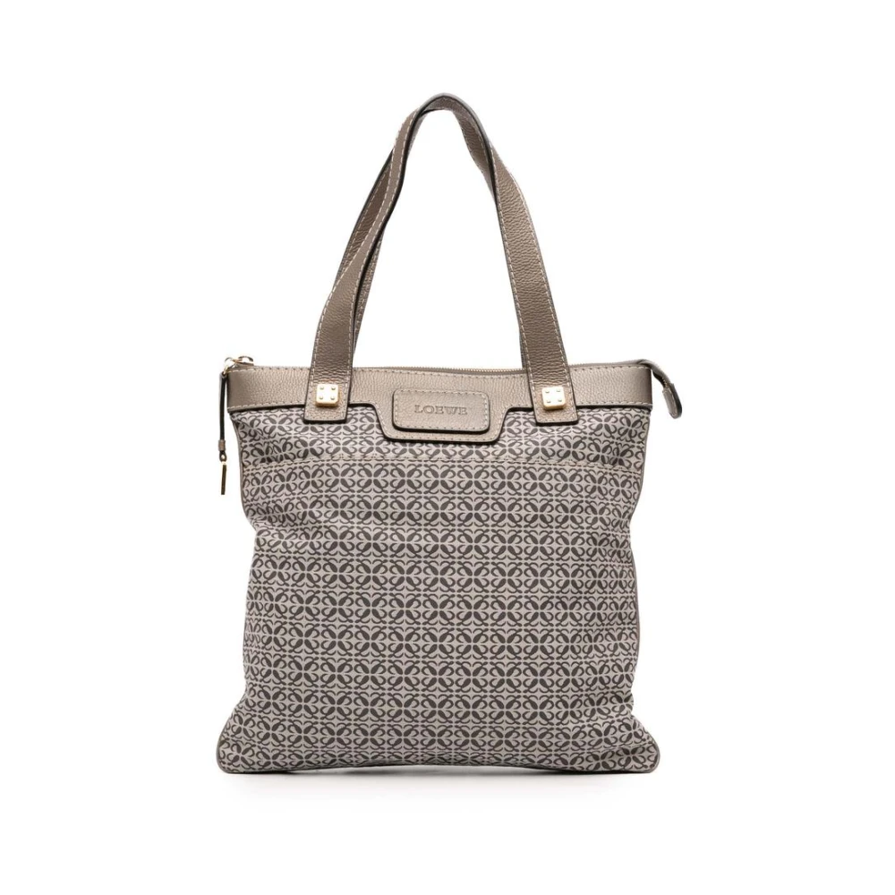 Loewe Pre-Owned Women's Brown Pre-Owned Printed Tote Bag