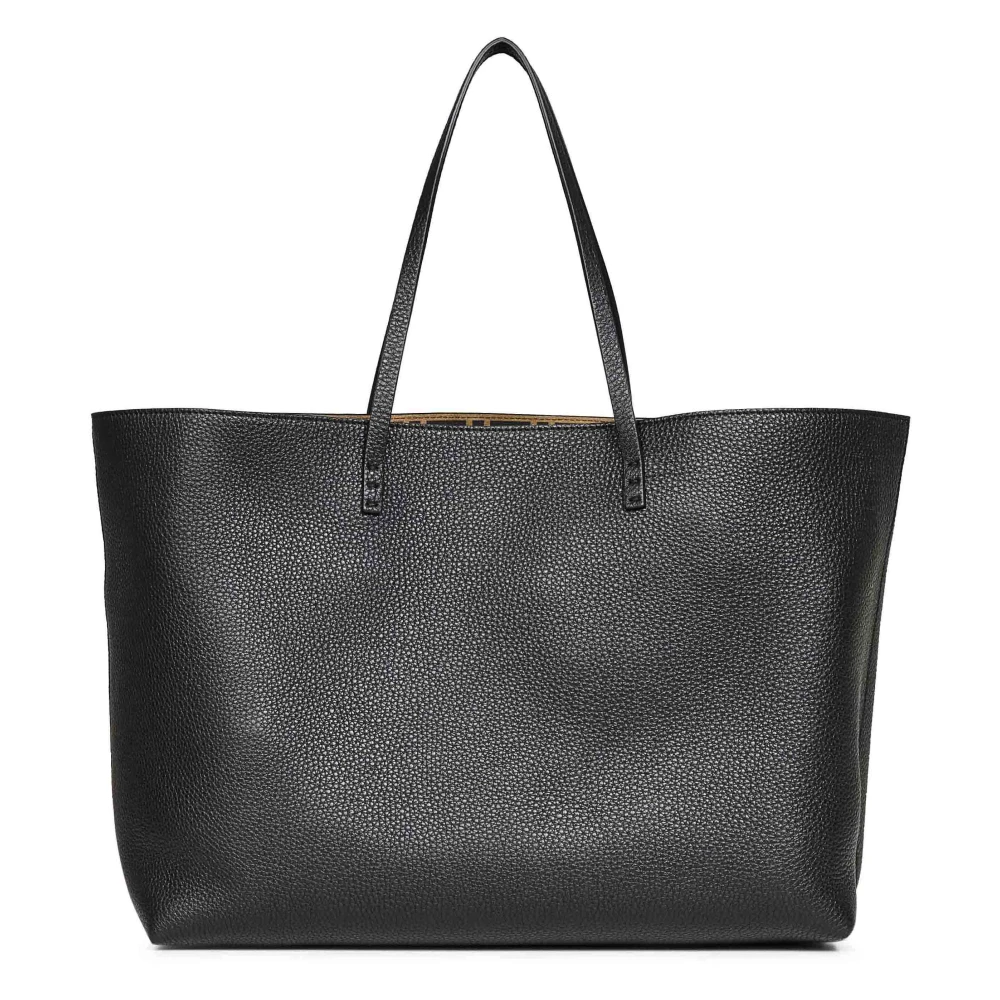 Fendi Medium Roll - Female - Shopping Bags - Black - One Size - Bags