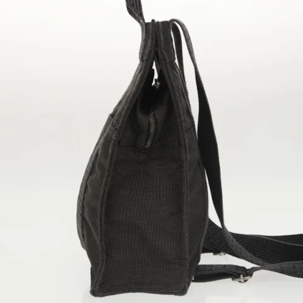 Hermès Vintage Pre-owned Canvas handbags Brown Dames