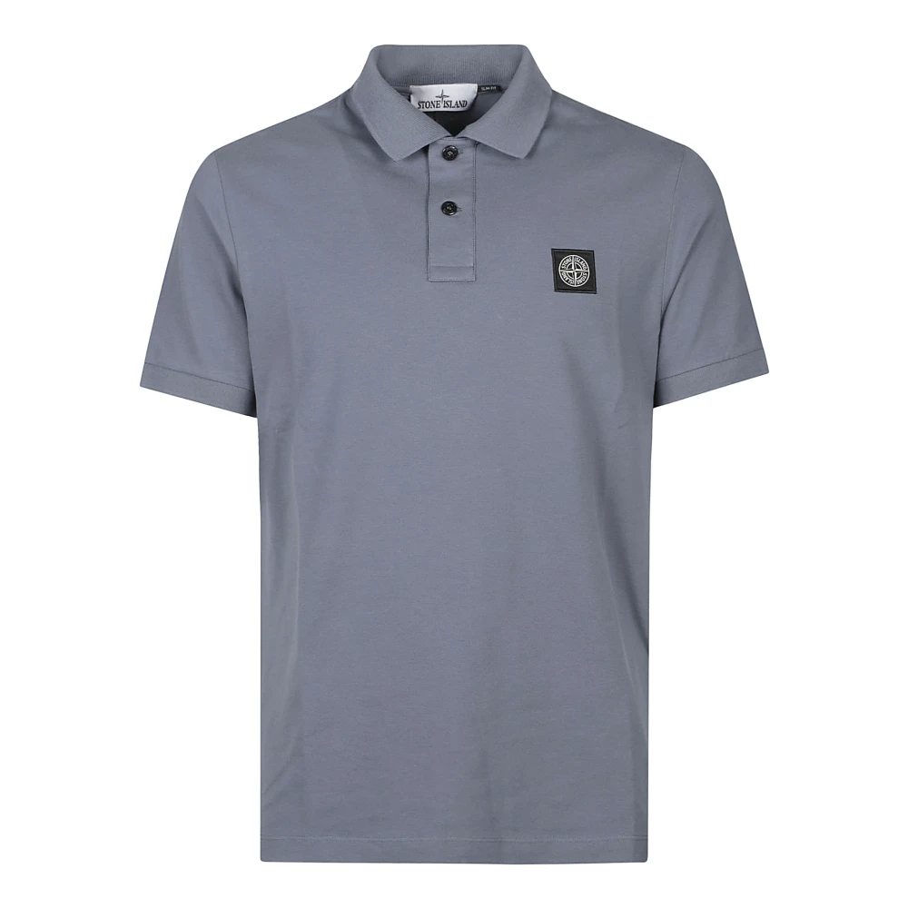 Stone Island Slim Fit Polo Shirt Gray Heren