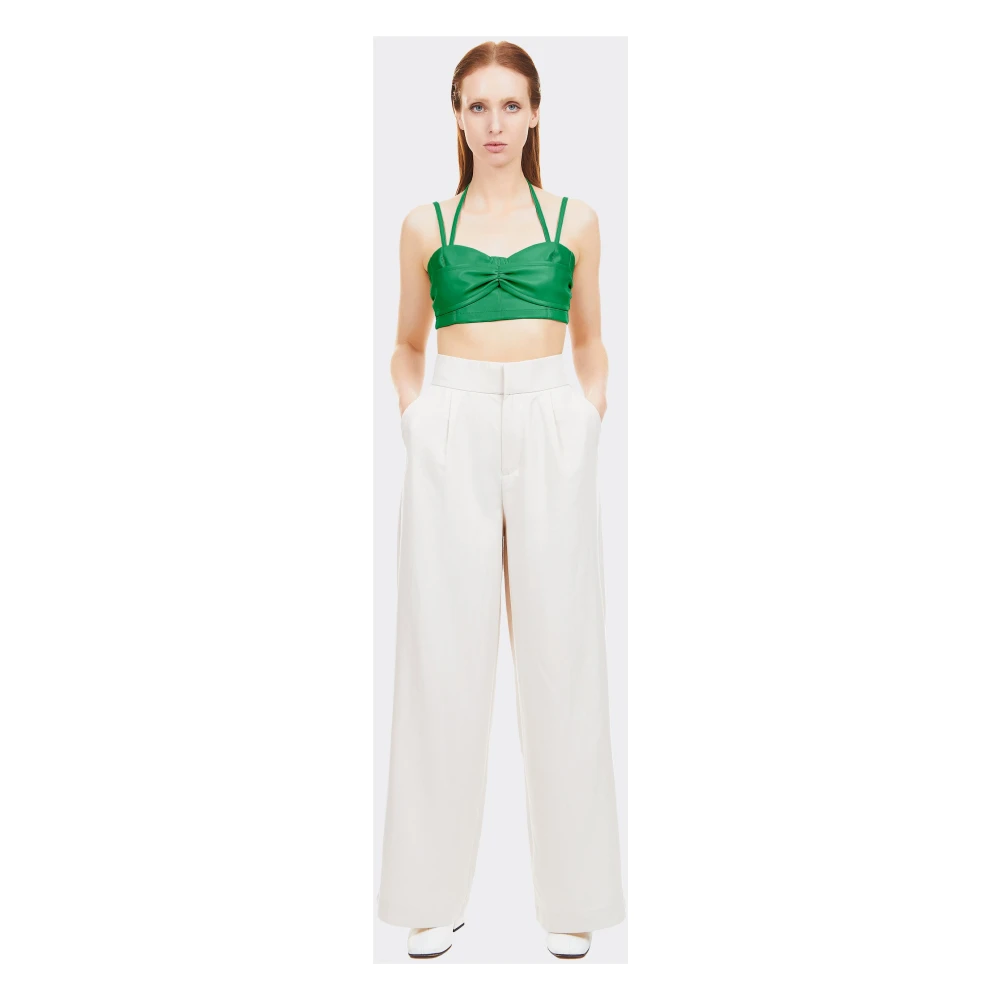 THEMOIRè Sleeveless Tops Green Dames
