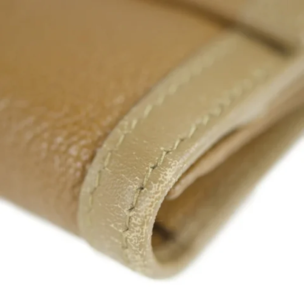 Bvlgari Vintage Pre-owned Leather wallets Brown Dames
