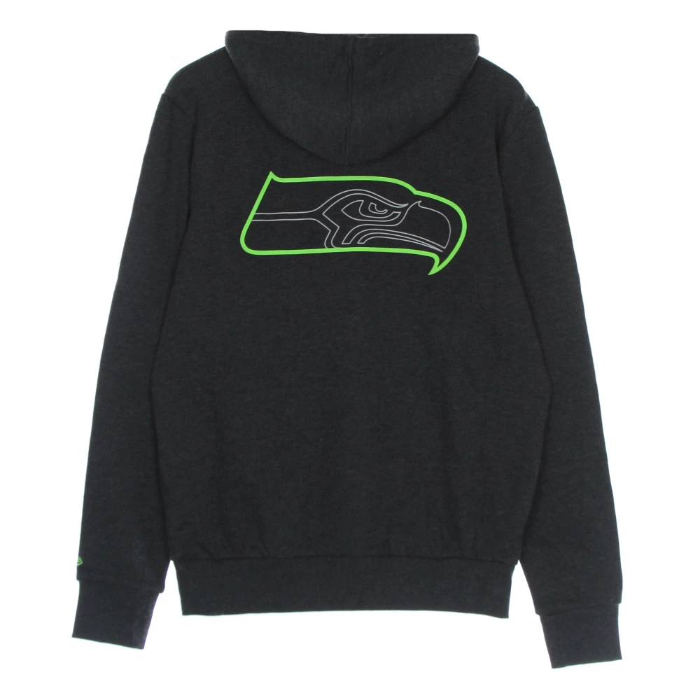 new era Seattle Seahawks Logo Hoodie Black Heren