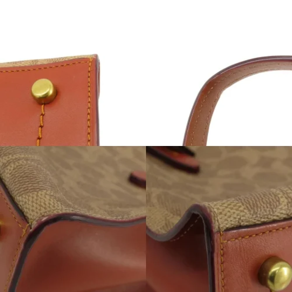 Coach Pre-owned Plastic totes Brown Dames
