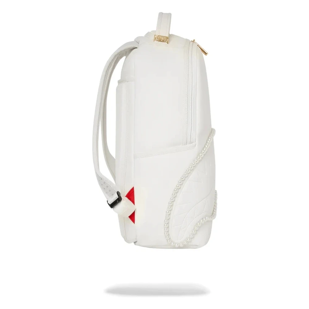 Sprayground Witte Parel Sharkmouth Rugzak White Heren