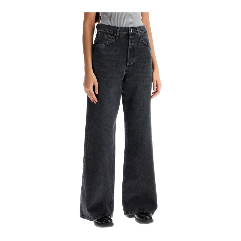 Agolde Vintage Wide Flared Leg Dames Jeans Gray Dames
