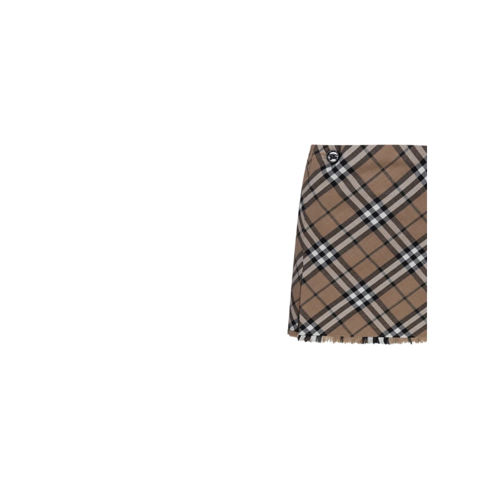Burberry Linden Ruit Rok Multicolor Dames