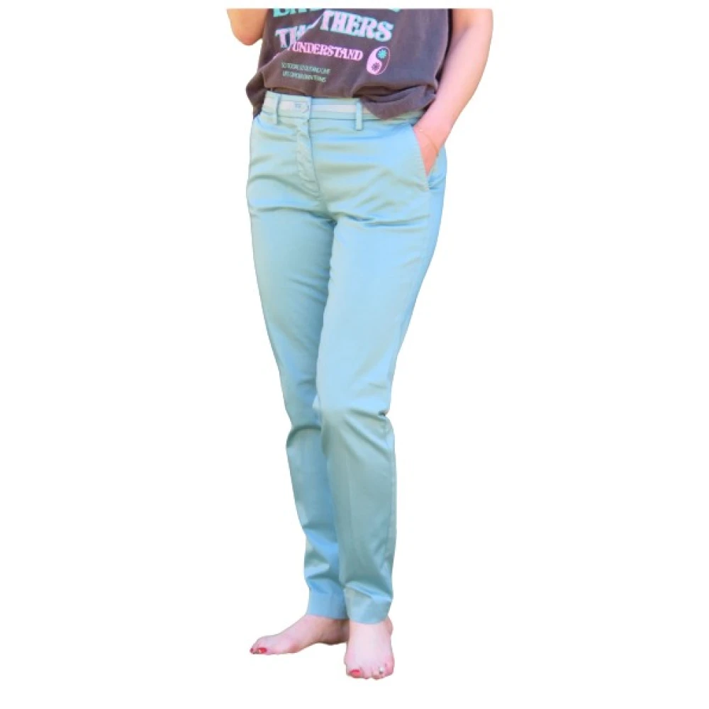 Mason's New York Zilveren Band Broek Blue Dames