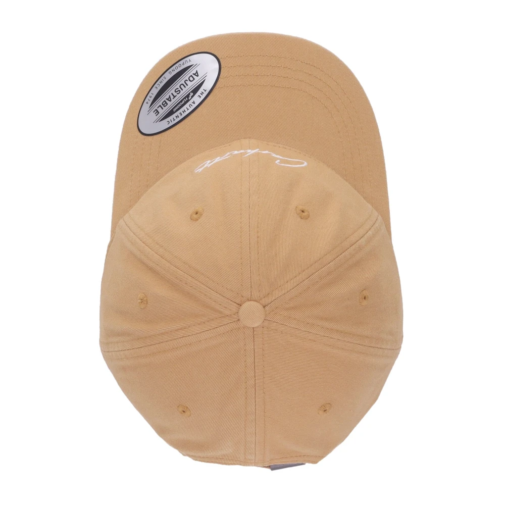 Carhartt WIP Bourbon Wax Heren Gebogen Klep Pet Beige Heren