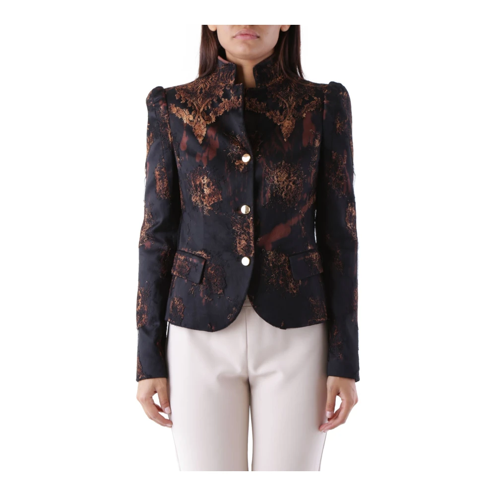 John Richmond Stijlvolle Zwarte Blazer voor Elke Gelegenheid Black Dames