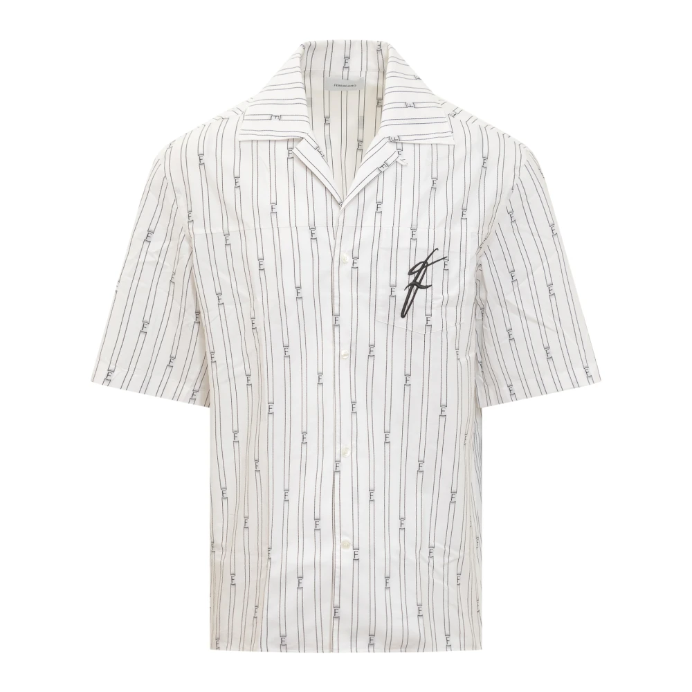 Shirts > Short Sleeve Shirts - - Ferragamo - Modalova