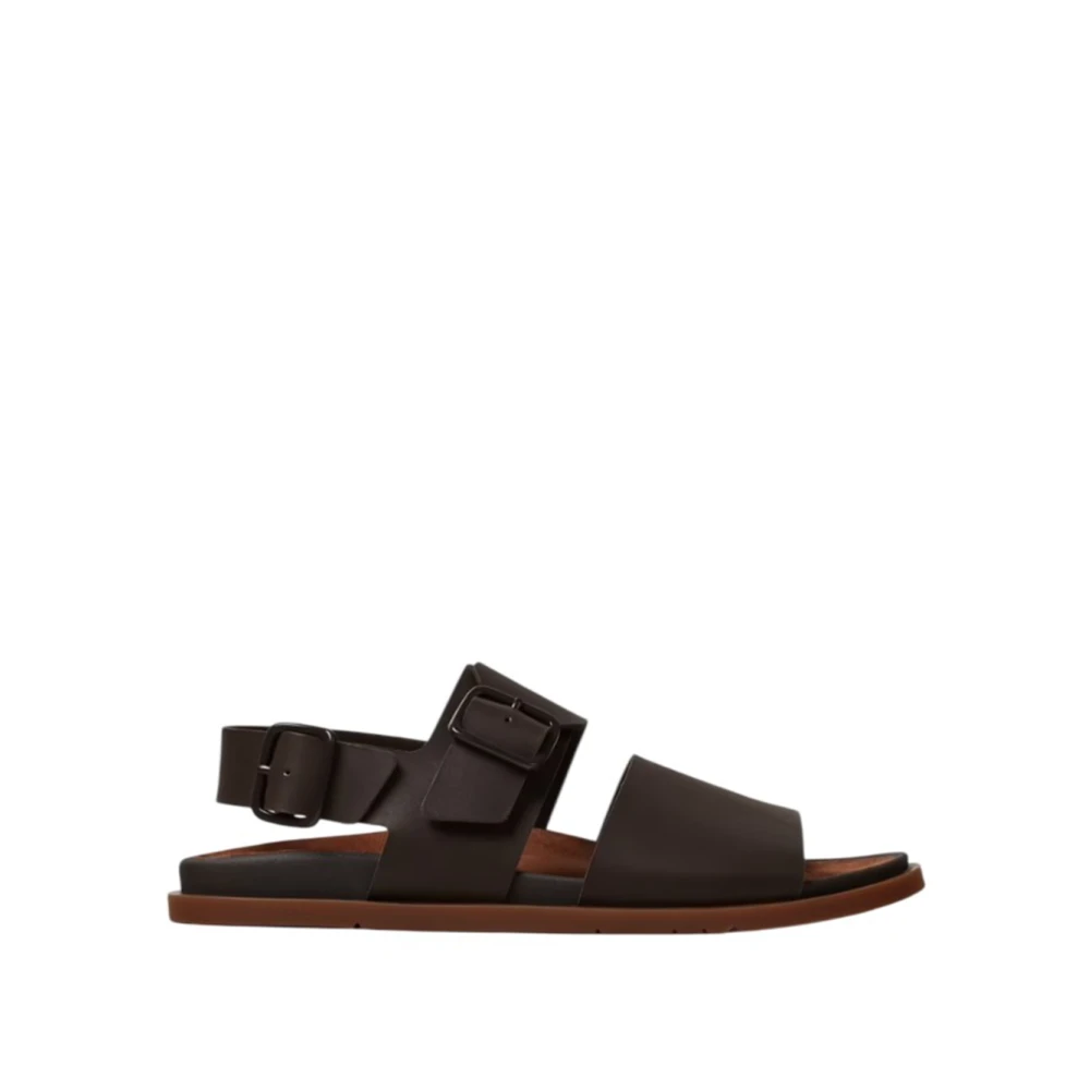 Camper Men's Brown Flat Sandals, 7 Uk, Lluc Sandal
