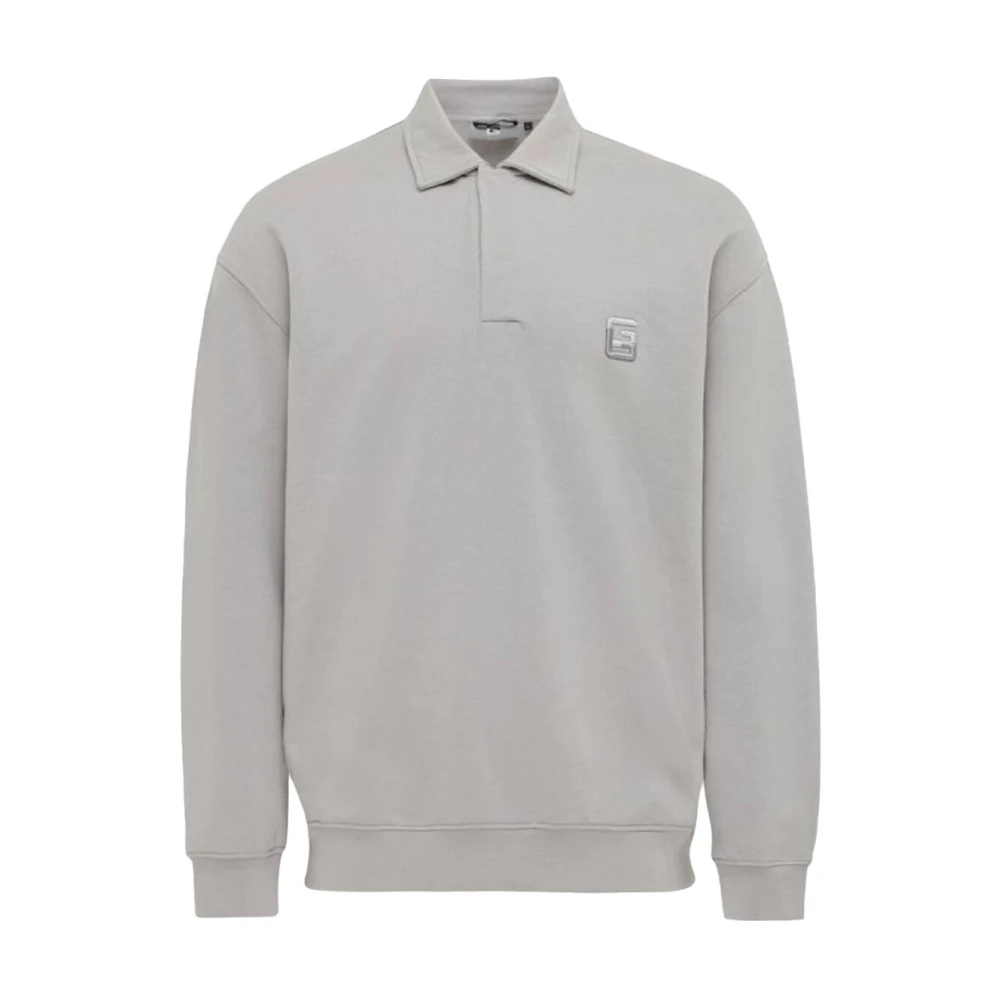 Genti Stijlvolle Pullover Sweater Gray Heren