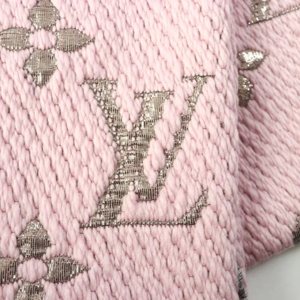 Louis Vuitton Vintage Pre-owned Silk scarves Pink Dames