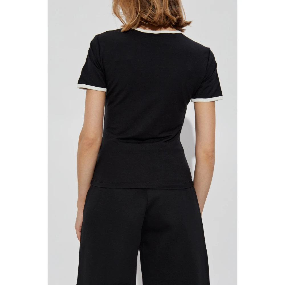 adidas Originals T-shirt met logo Black Dames