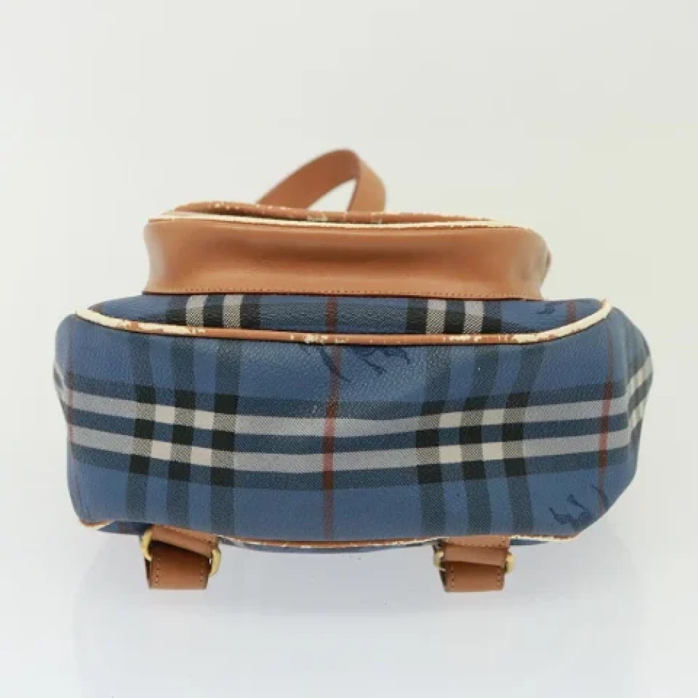Burberry Vintage Pre-owned Leather shoulder-bags Blue Dames