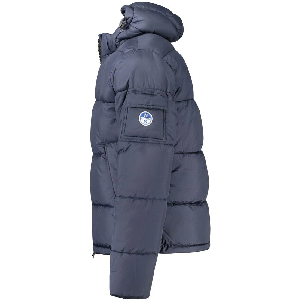 North Sails Blauwe Polyester Jas Blue Heren