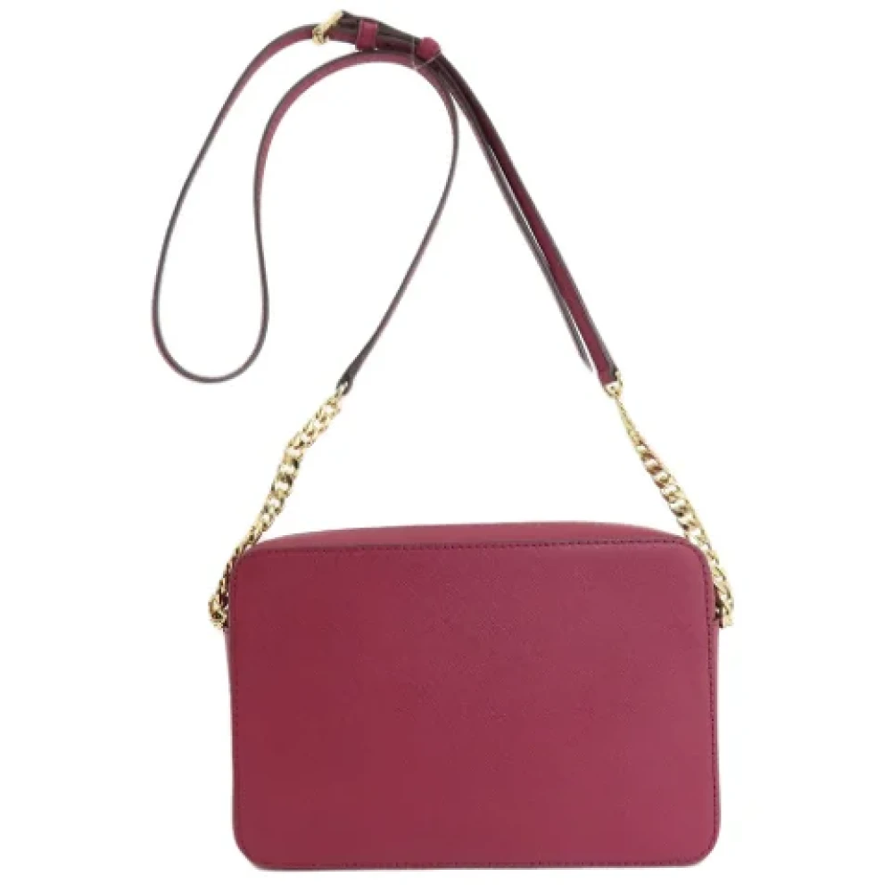 Michael Kors Pre-owned Leather shoulder-bags Red Dames