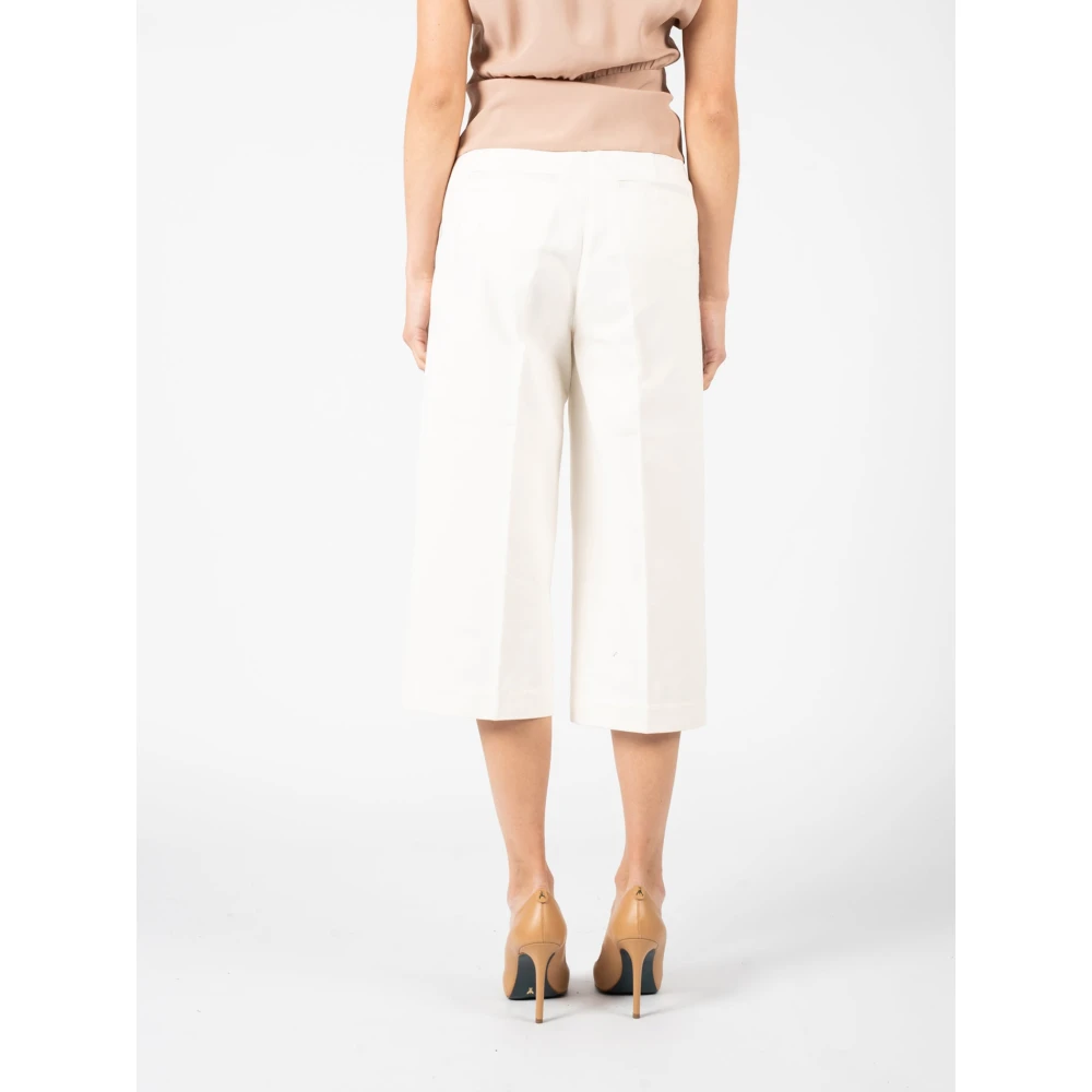 pinko Loszittende Hoge Taille Ritsbroek White Dames