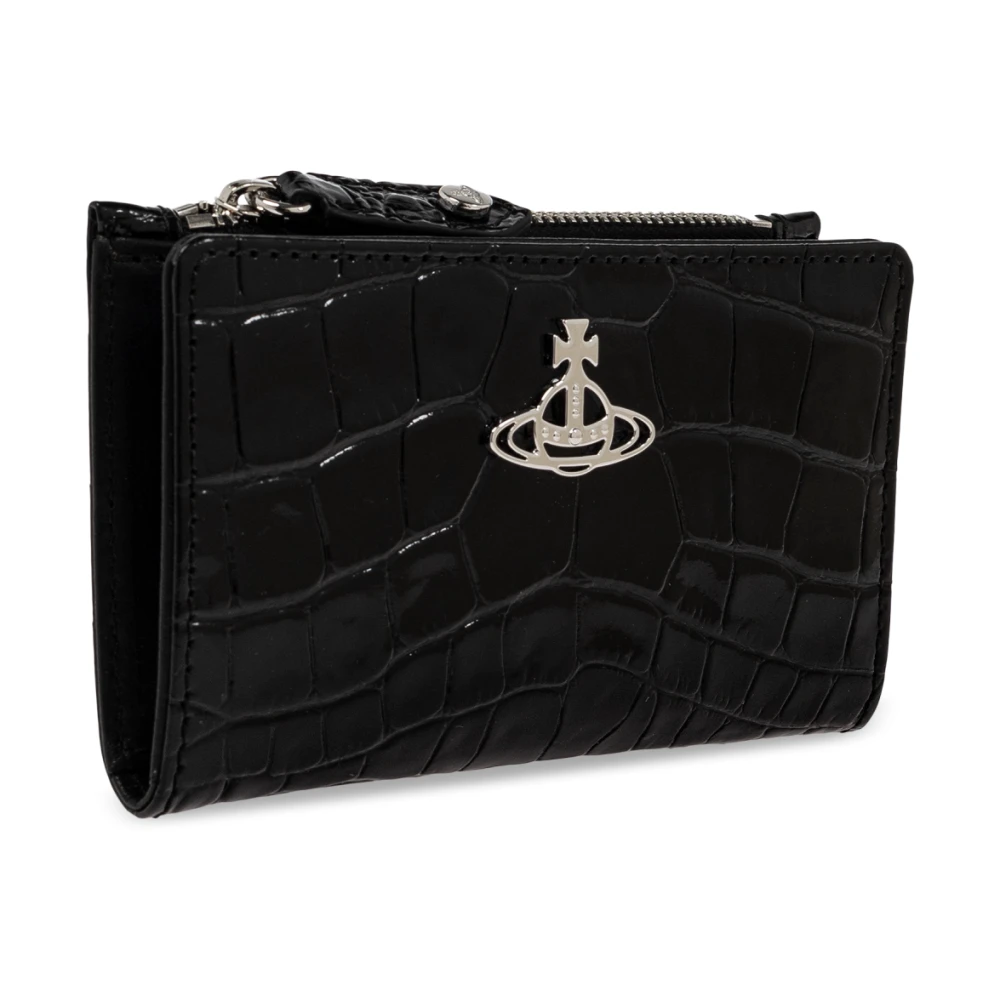 Vivienne Westwood Portemonnee met logo Black Dames