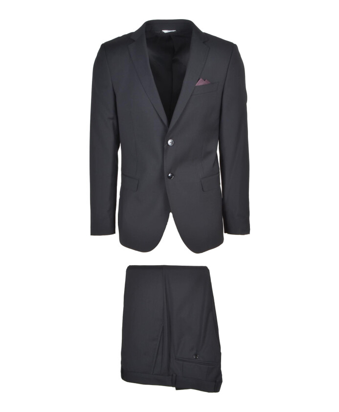 zwart-fleece-wol-revers-pak