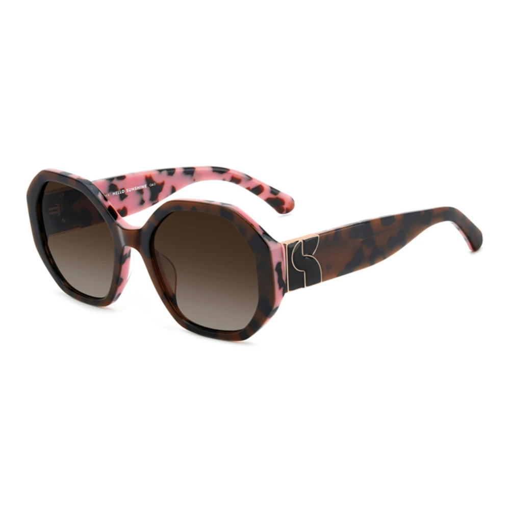 Kate Spade Women's Brown/Pink Havana Sunglasses