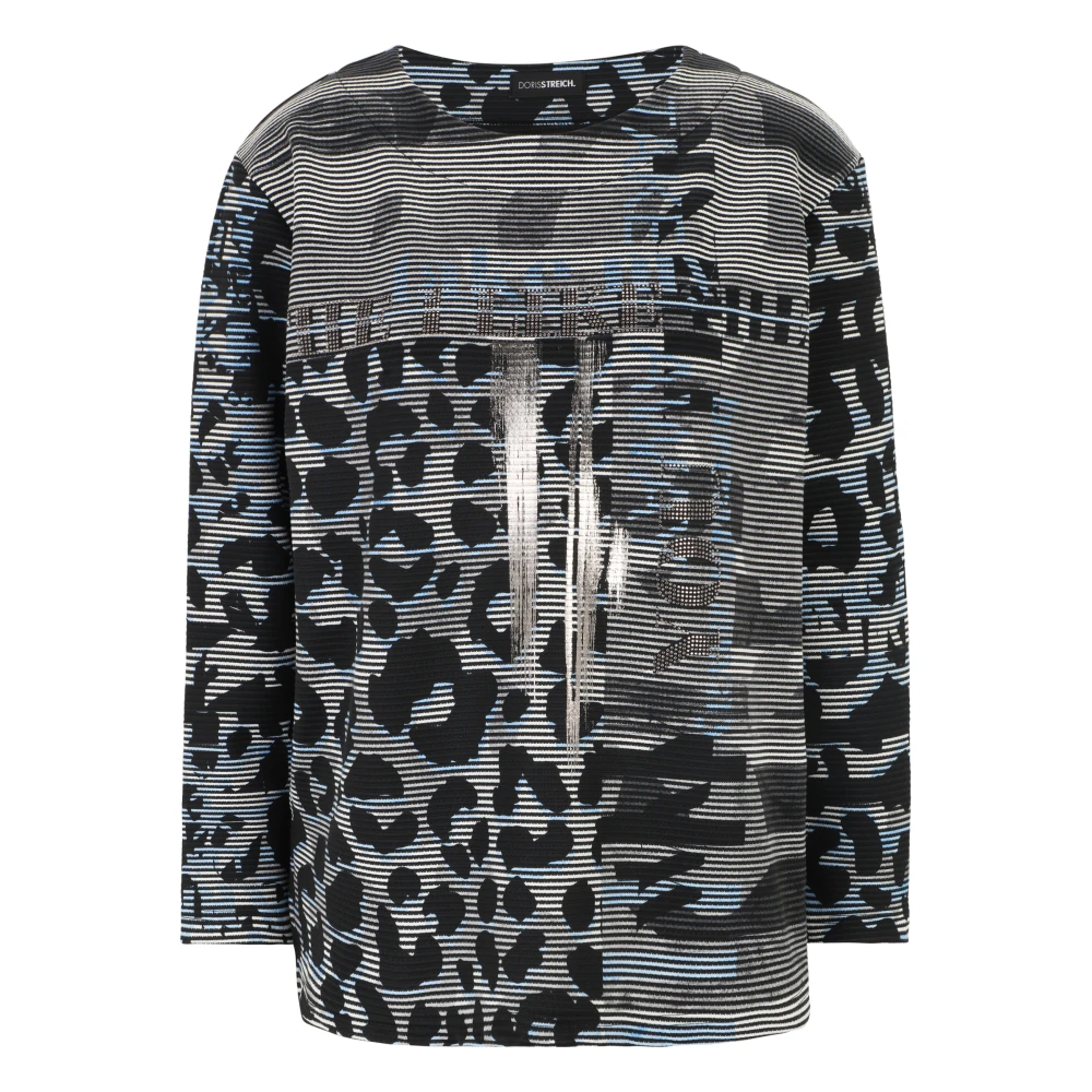 Doris S Luipaardprint Sweatshirt Multicolor Dames