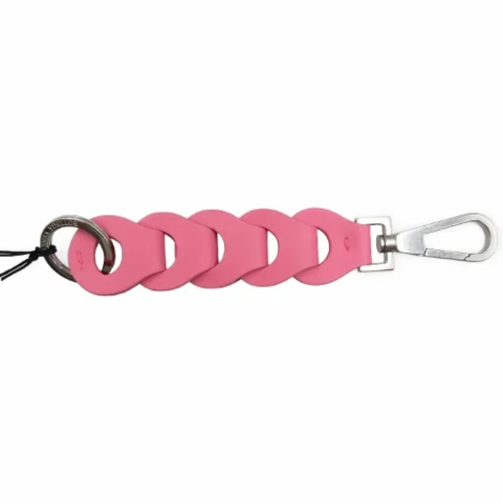 Bottega Veneta Vintage Pre-owned Leather key-holders Pink Dames