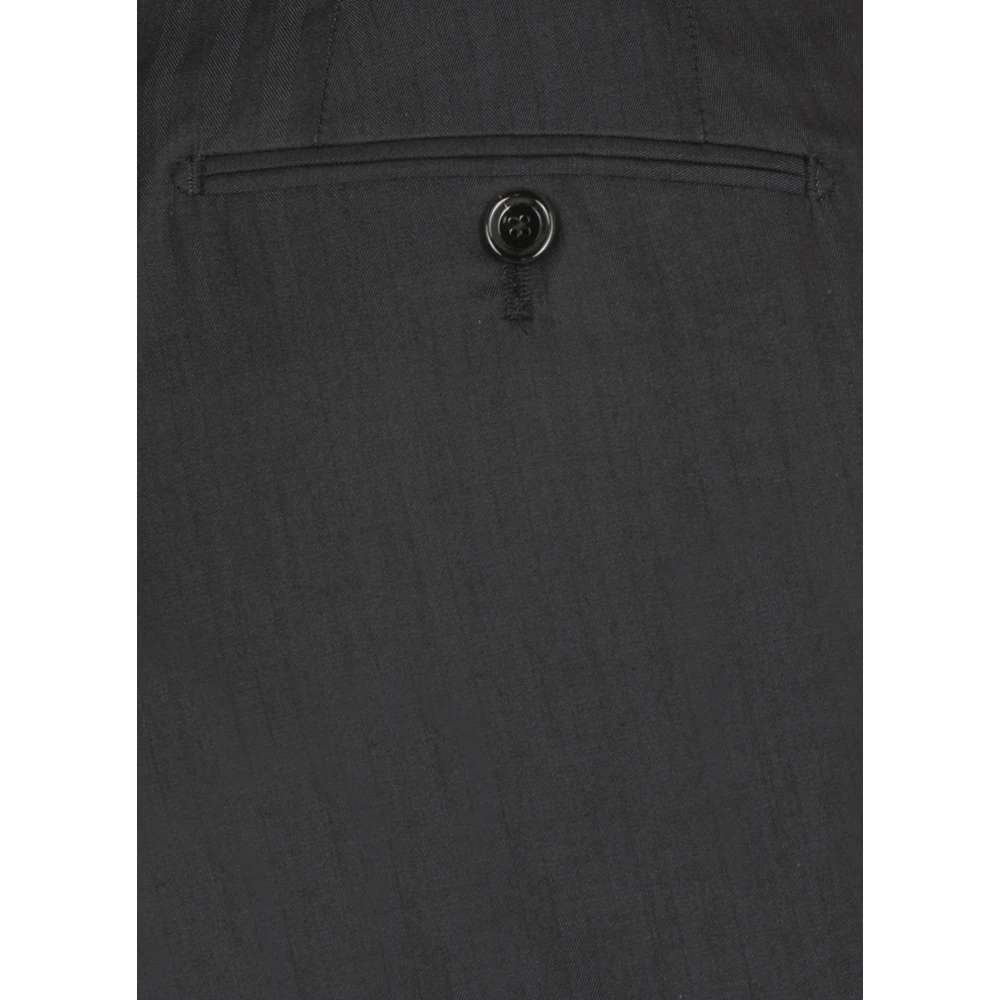 Lardini Blauw Katoenen Dubbelborstig Pak met Peak Revers Blue Heren