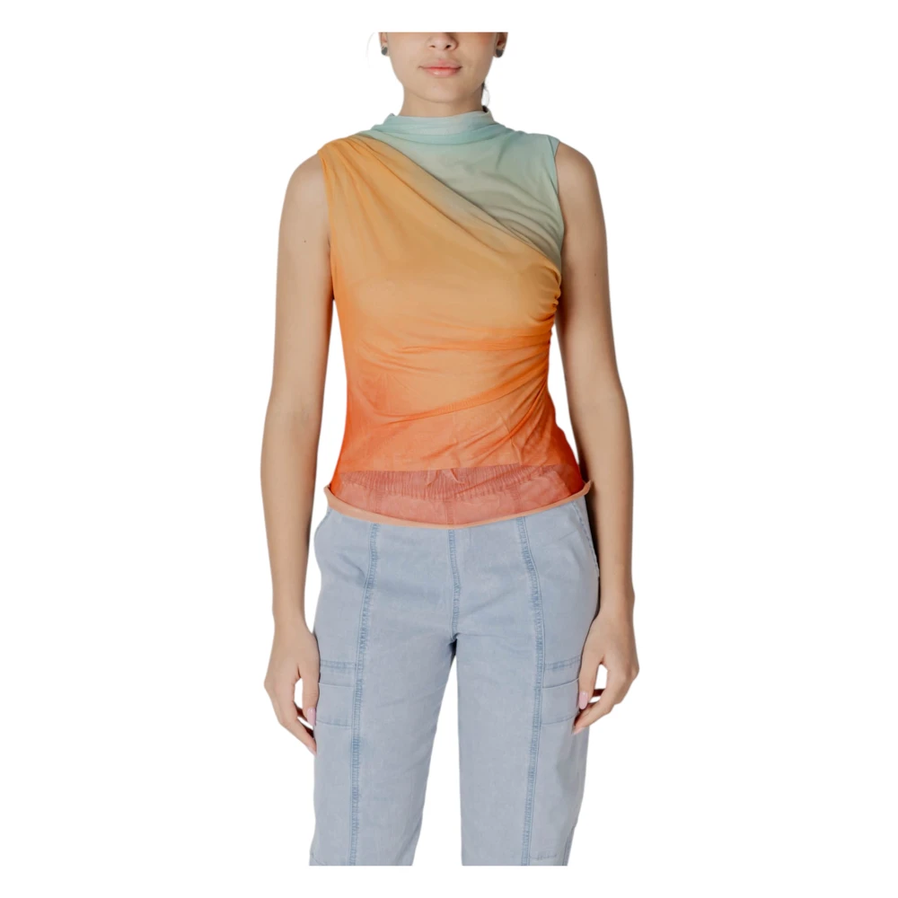 Desigual Canvas Dames Collectie Polyester Elastaan Lycra Orange Dames