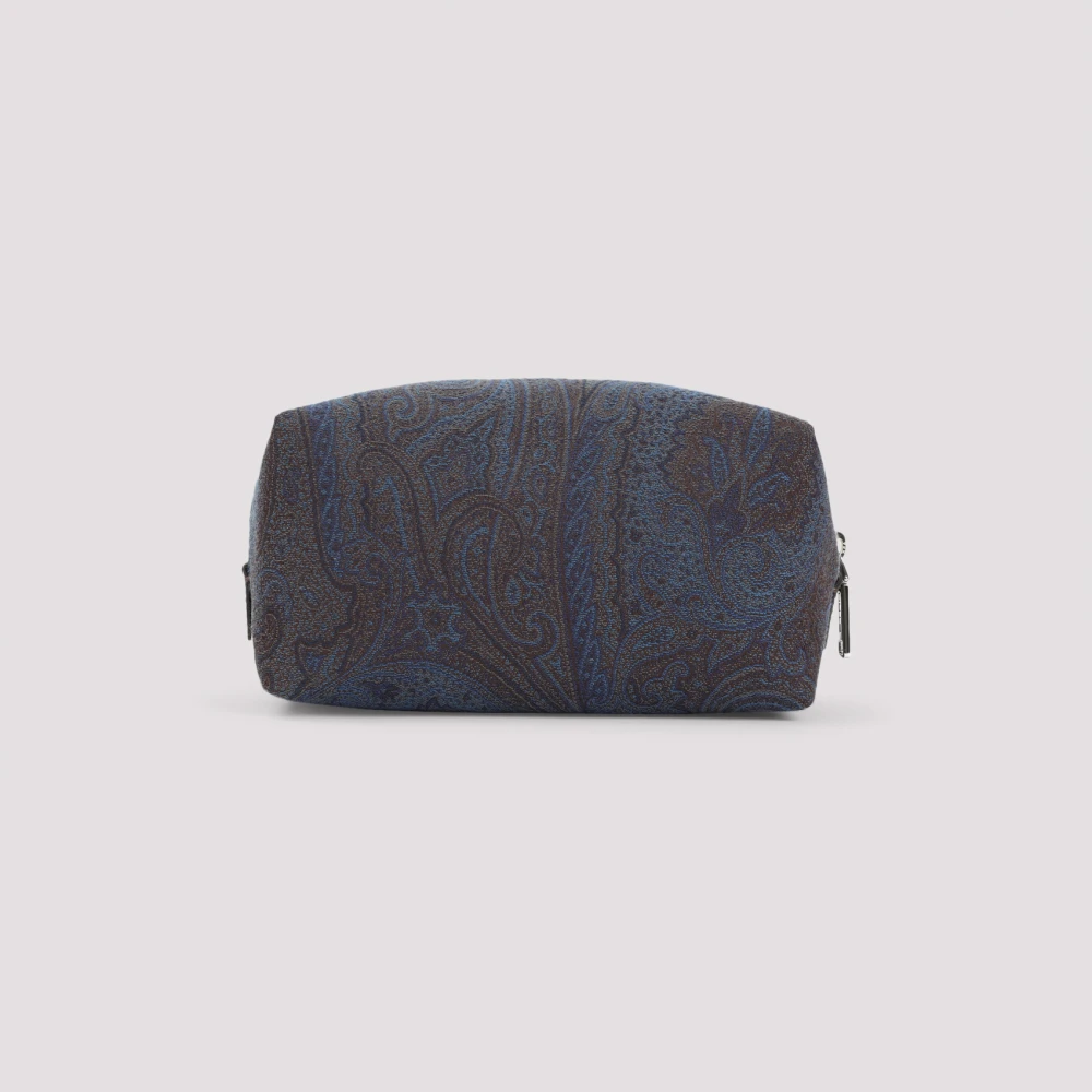 ETRO Jacquard Arnica Pouch Blauw Blue Heren